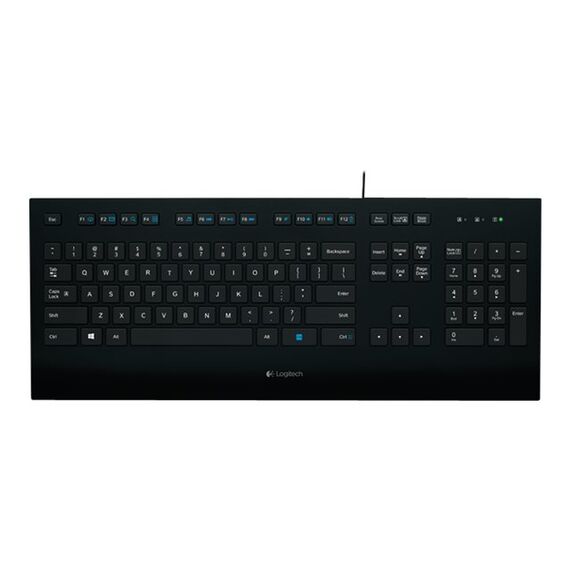 Logitech Corded K280e - Keyboard - USB - Nordic | 920-005216