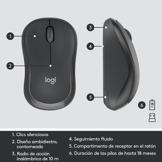 Logitech MK295 Silent - Keyboard and mouse set - wir | 920-009798