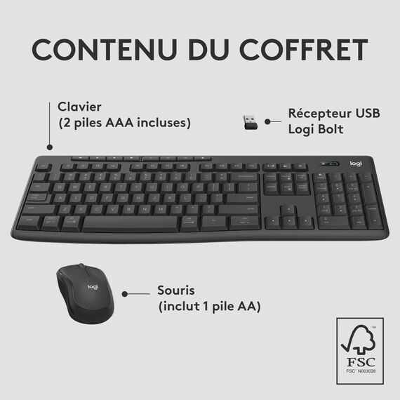Logitech MK370 Combo for Business - Keyboard and mou | 920-012067