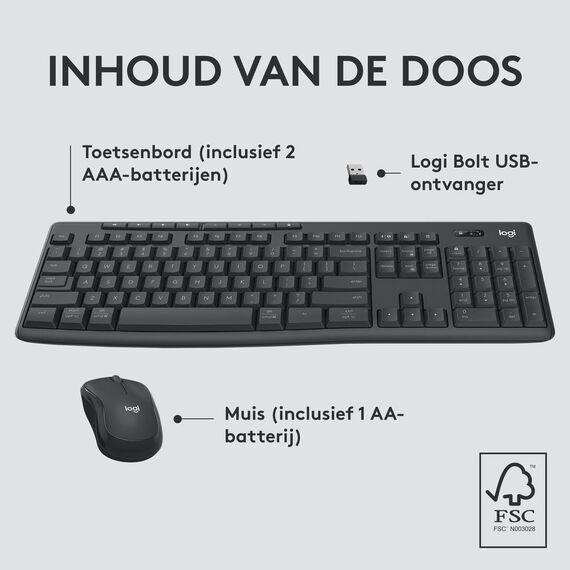 Logitech MK370 Combo for Business - Keyboard and mou | 920-012077