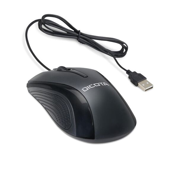DICOTA - Mouse - right and left-handed - laser - 3 butto | D32011