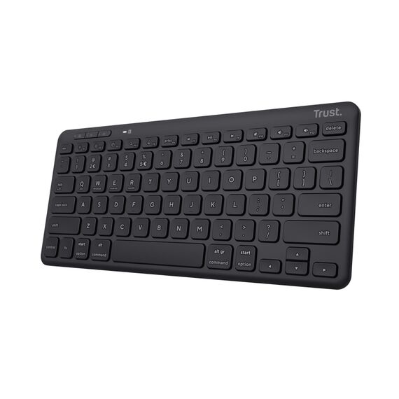 Trust Lyra - Keyboard - compact - USB, Bluetooth, 2.4 GHz | 24709