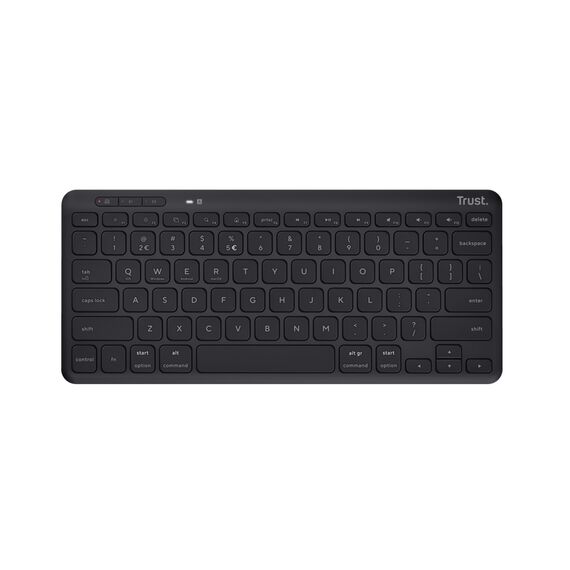Trust Lyra - Keyboard - compact - USB, Bluetooth, 2.4 GHz | 24709