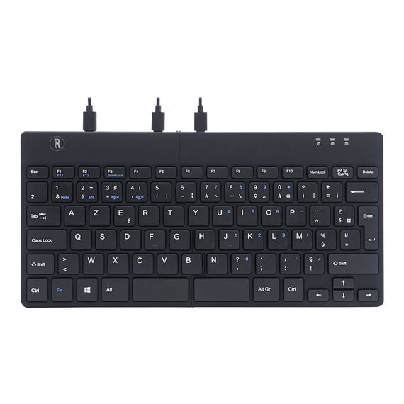 R-Go Split Ergonomic Keyboard, AZERTY(FR), black,  | RGOSP-FRWIBL