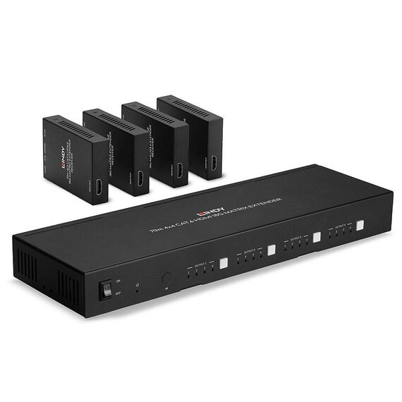 LINDY - Video/audio/infrared/network extender - over CAT  | 38328