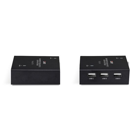 LINDY 300m Fibre Optic DisplayPort 1.2 &amp USB KVM Exten | 39376