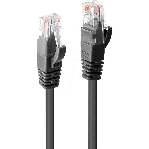 Lindy - Patch cable - RJ-45 (M) to RJ-45 (M) - 1 m - UTP  | 48077