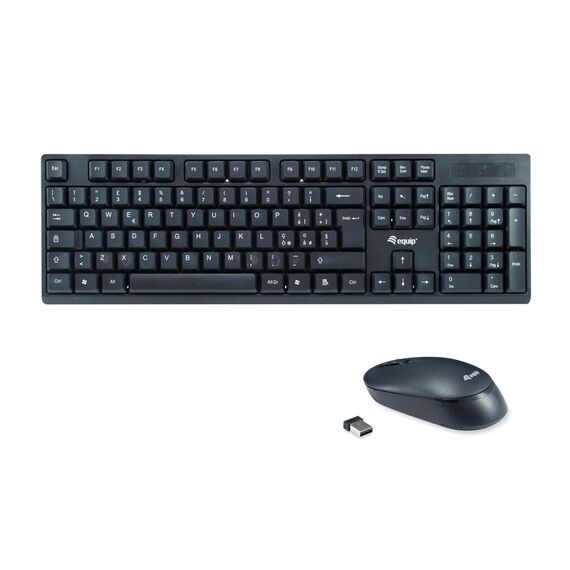 Equip Wireless Keyboard & Mouse Set, IT Layout / Full-si | 245223