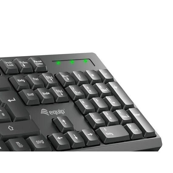 Equip Wireless Keyboard & Mouse Set, IT Layout / Full-si | 245223