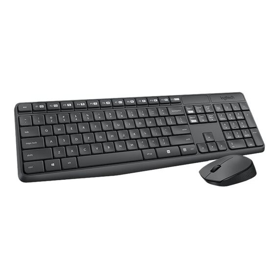 Logitech MK235 - Keyboard and mouse set - wireless - | 920-007933