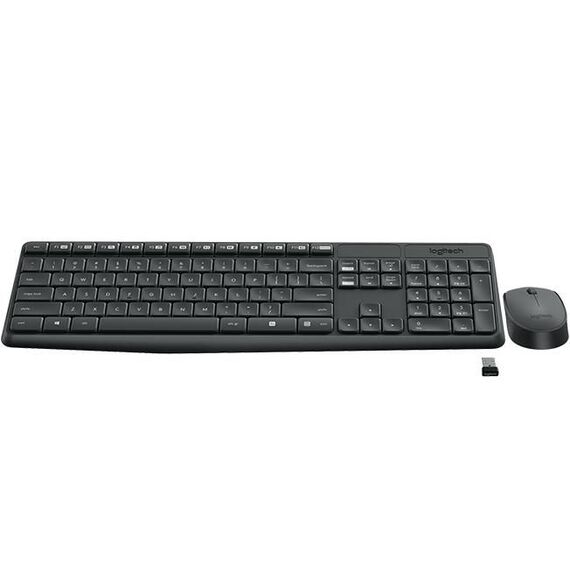 Logitech MK235 - Keyboard and mouse set - wireless - | 920-007933