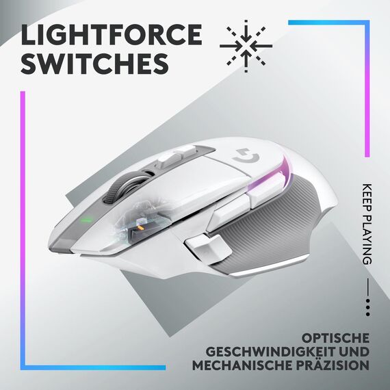 Logitech G G502 X PLUS - Mouse - optical - 13 button | 910-006171