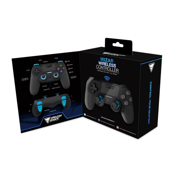 Dragonshock DSCPS4-BK / Gamepad / PlayStation 4 / D-pad / Wireles
