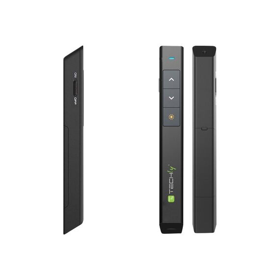 Techly - Presentation remote control - RF - black | ITC-LASER26