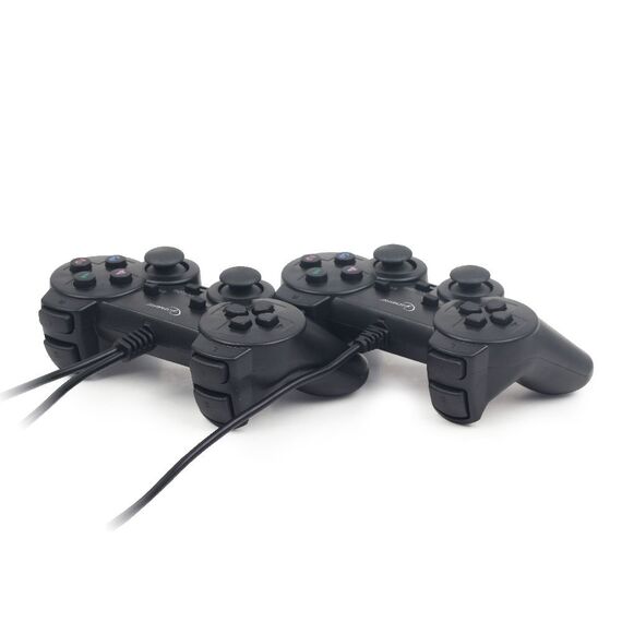 GEMBIRD JPD-UDV2-01 - Gamepad - 10 buttons - wired (pack of 2) -