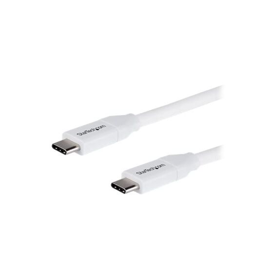 StarTech.com USB C to USB C Cable - 6 ft / 2m - 5A P | USB2C5C2MW