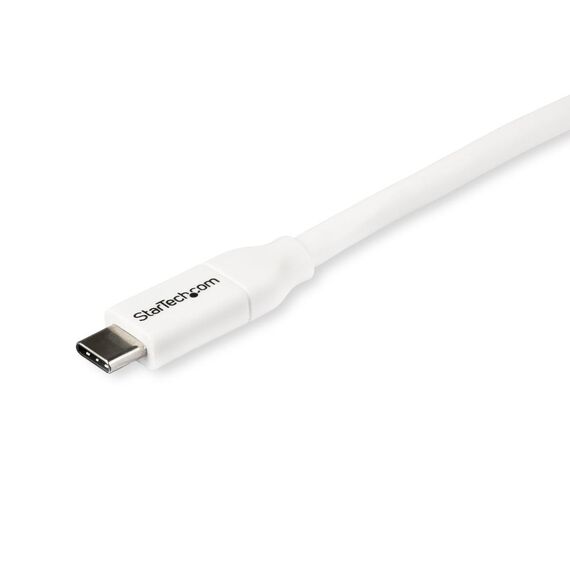 StarTech.com USB C to USB C Cable - 6 ft / 2m - 5A P | USB2C5C2MW