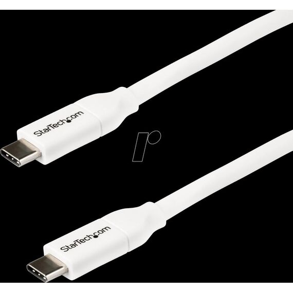 StarTech.com USB C to USB C Cable - 6 ft / 2m - 5A P | USB2C5C2MW