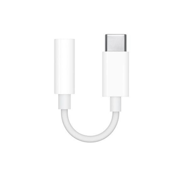 Apple - USB-C to headphone jack adapter - 24 pin USB- | MW2Q3ZM/A
