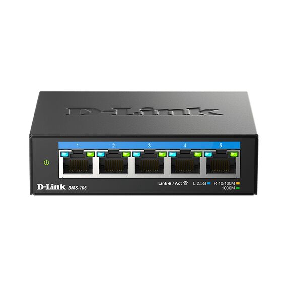 D-Link DMS 105 - Switch - unmanaged - 5 x 10/100/1000 | DMS-105/E