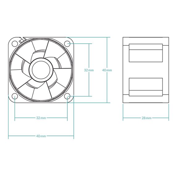 Arctic S4028-6K - 40 mm Server Fan - Fan - 4 cm - 2 | ACFAN00185A
