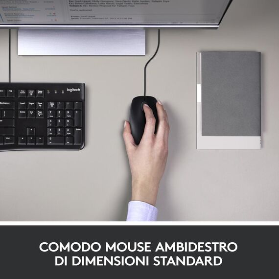 Logitech Desktop MK120 - Keyboard and mouse set - US | 920-002543