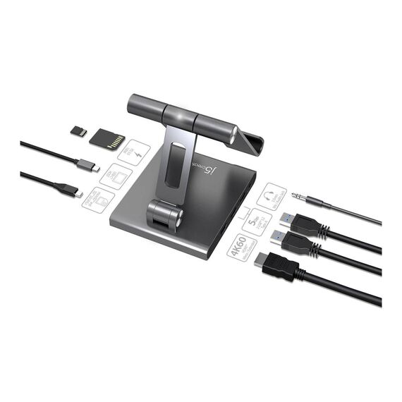 j5create JTS224 Docking station + tablet stand USBC JTS224N