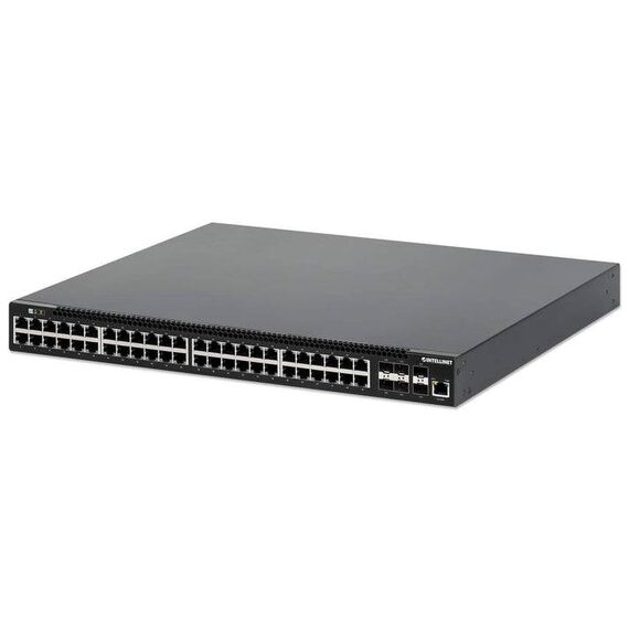 Intellinet 54P PoE+ Managed Switch 6x10GbE 850W Switch 562041
