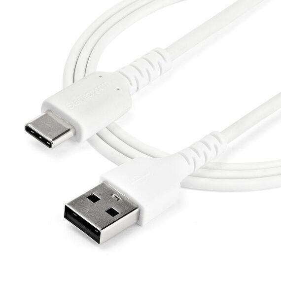 StarTech.com 2m USB A to USB C Charging Cable, Durab | RUSB2AC2MW