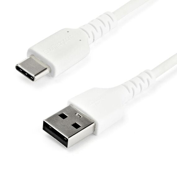 StarTech.com 2m USB A to USB C Charging Cable, Durab | RUSB2AC2MW