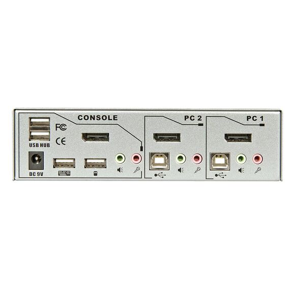 Lindy KVM Switch Pro - KVM switch - 2 x KVM port(s) - 1 l | 39304