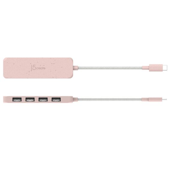 j5create JCH341ER - Hub - eco-friendly, USB-C - 4 x  | JCH341ER-N