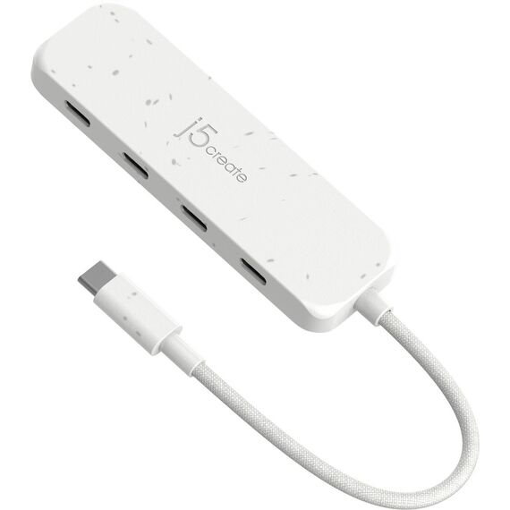 j5create JCH345EW - Hub - eco-friendly, USB-C - 4 x  | JCH345EW-N