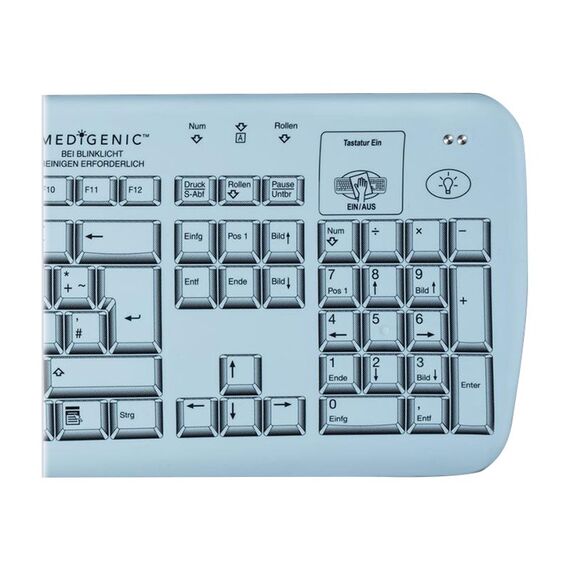 Medigenic Essential - Keyboard - washable - USB - German | VM9205