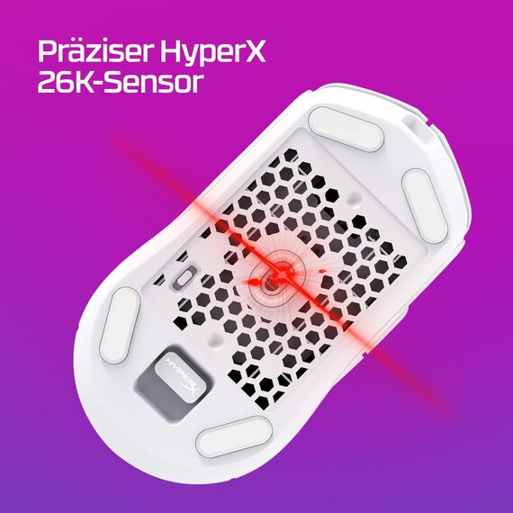 HyperX Pulsefire Haste 2 - Mouse - optical - 6 buttons  | 6N0B0AA
