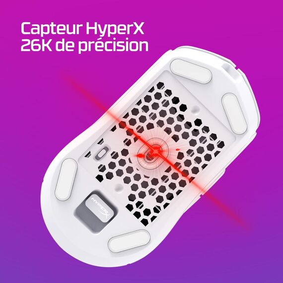 HyperX Pulsefire Haste 2 - Mouse - optical - 6 buttons  | 6N0B0AA