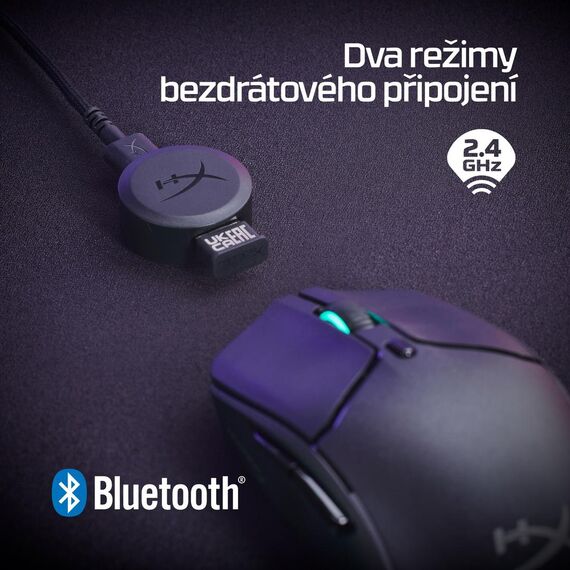 HyperX Pulsefire Haste 2 - Mouse - optical - 6 buttons  | 6N0B0AA