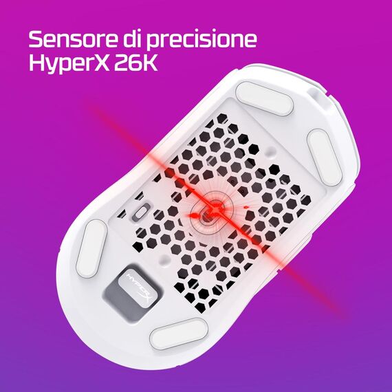HyperX Pulsefire Haste 2 - Mouse - optical - 6 buttons  | 6N0B0AA