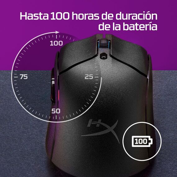 HyperX Pulsefire Haste 2 - Mouse - optical - 6 buttons  | 6N0B0AA
