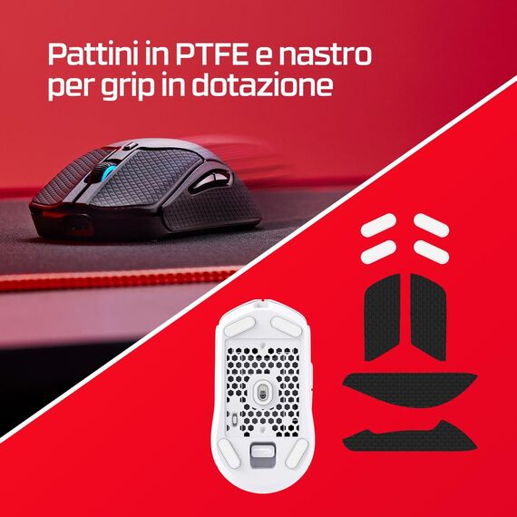 HyperX Pulsefire Haste 2 - Mouse - optical - 6 buttons  | 6N0B0AA