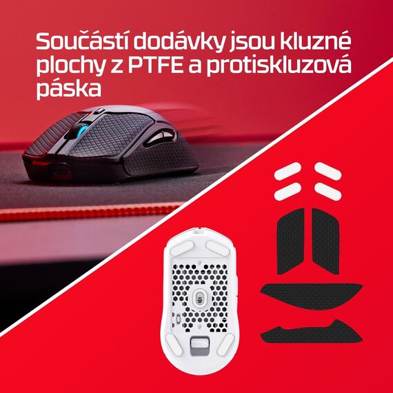 HyperX Pulsefire Haste 2 - Mouse - optical - 6 buttons  | 6N0B0AA