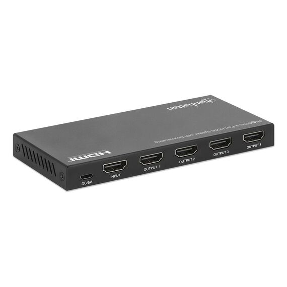Manhattan 4Ka60Hz 4-Port HDMI-Splitter - 4-port | 208369