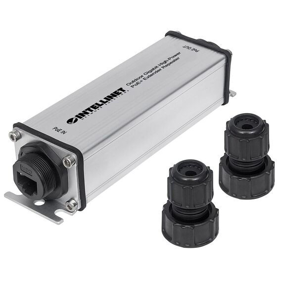 Intellinet Outdoor Gigabit High-Power PoE+ Extender Repe | 561211