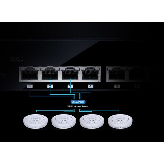 D-Link DMS 108 - Switch - unmanaged - 8 x 10/100/1000 | DMS-108/E