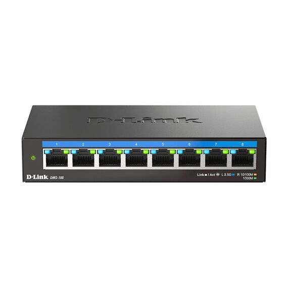 D-Link DMS 108 - Switch - unmanaged - 8 x 10/100/1000 | DMS-108/E