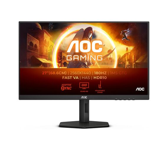 AOC Gaming Q27G4XN - 27 Zoll QHD Monitor 180 Hz 0.5ms FreeSync Pr