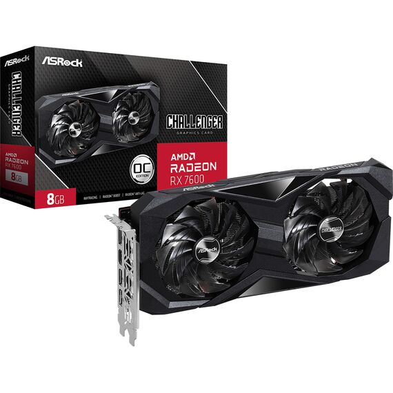 ASRock Challenger Radeon RX 7600 8GB OC - Grap | 90-GA41ZZ-00UANF