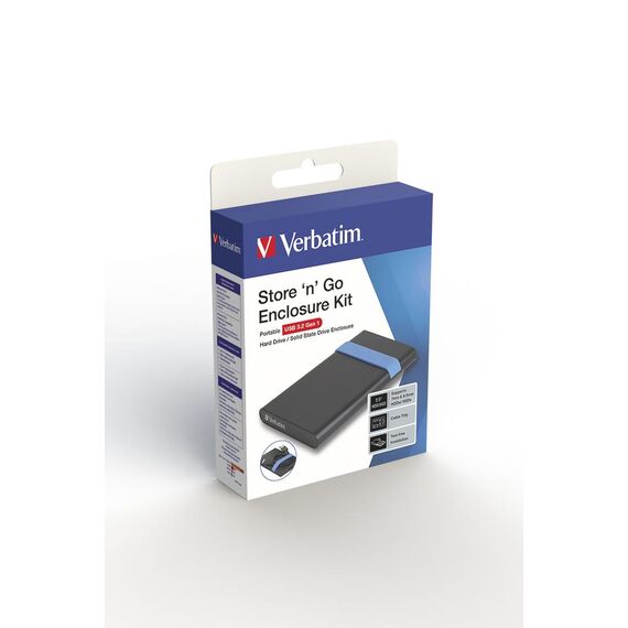Verbatim - Storage enclosure - 2.5" - SATA 6Gb/s - USB 3. | 53106