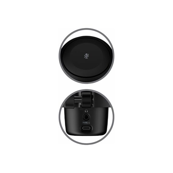 HyperX DuoCast - Microphone - USB - black | 4P5E2AA