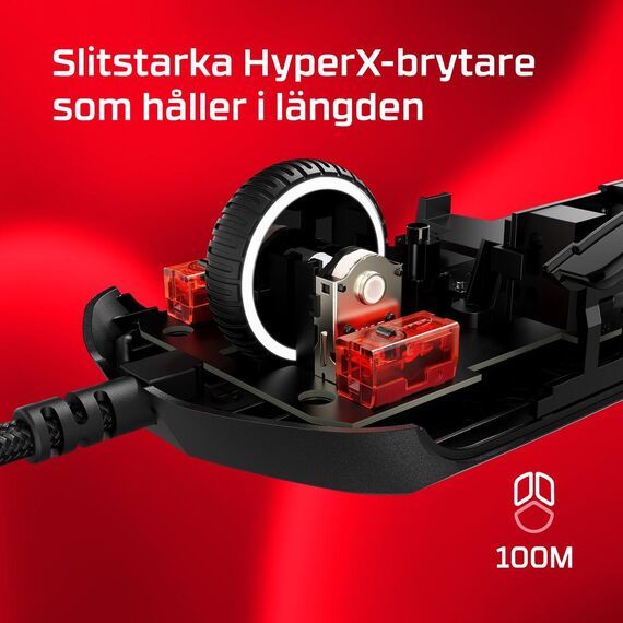 HyperX Pulsefire Haste 2 - Mouse - optical - 6 buttons  | 6N0A7AA